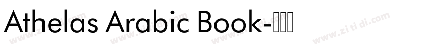 Athelas Arabic Book字体转换